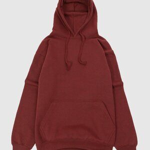 Men's Premium Heavyweight Pullover Hoodie Sweatshirt HBurgundy